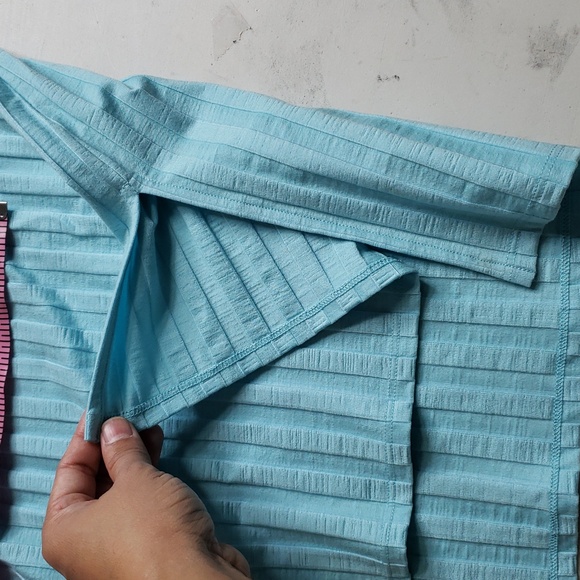 Eileen Fisher Womens Ribbed Mock Neck Drop Hem Midi Dress Size S Petite Mature - Picture 14 of 15